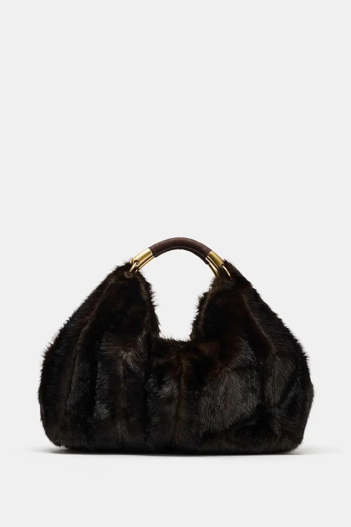 Luxury Maxi Faux Fur Tote Bag – Fluffy Winter Shoulder Handbag
