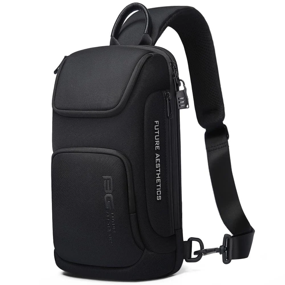 Lightweight Oxford Crossbody Chest & Waist Sling Bag for Men