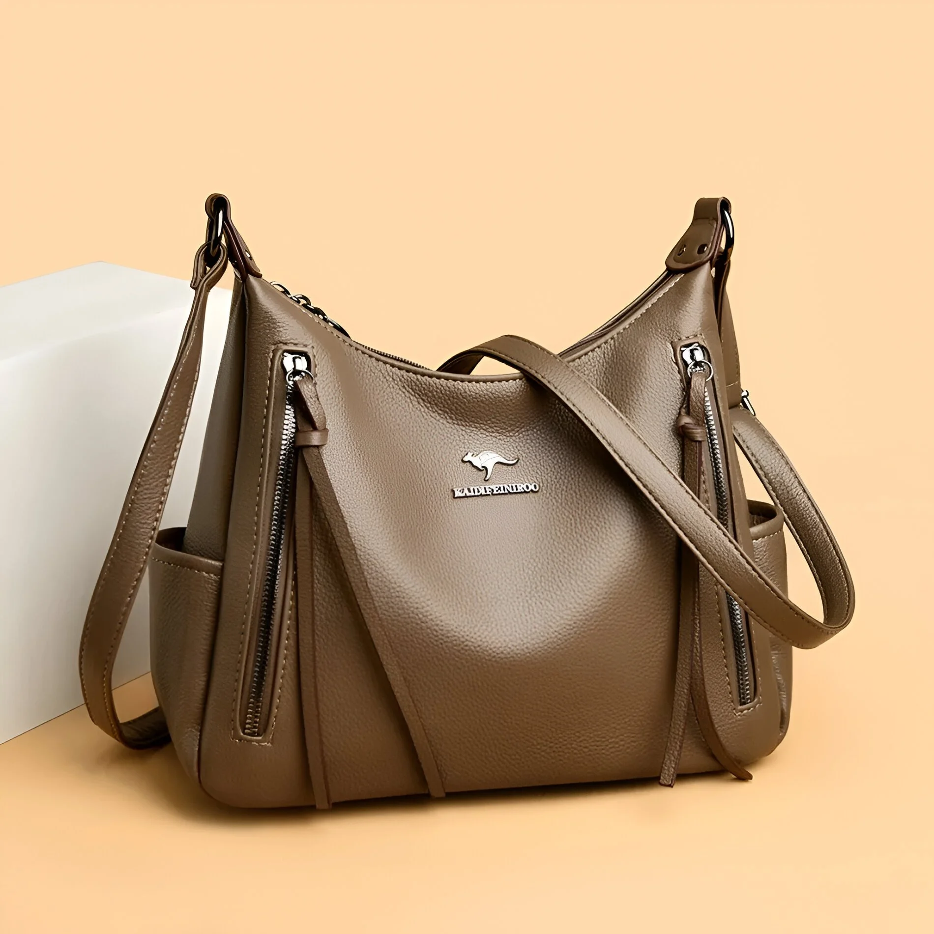 Luxury PU Leather Women’s Casual Shoulder & Crossbody Tote Bag