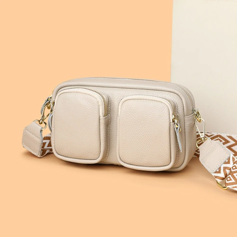 Luxury Genuine Leather Crossbody Shoulder Bag for Women