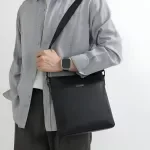 Men’s Large-Capacity Genuine Leather Crossbody & Shoulder Bag