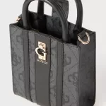Guess Women's Grey Handbag Shoulder Bag