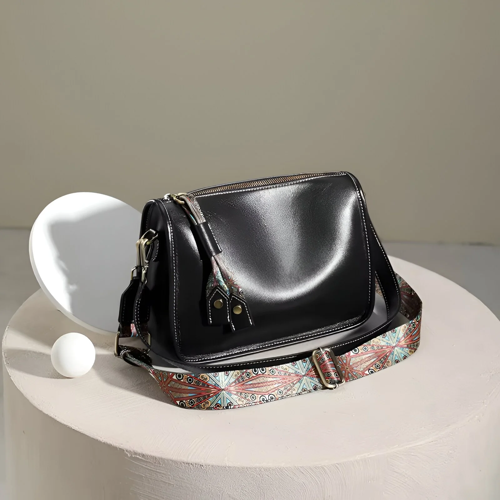 Women's Genuine Leather Shoulder & Crossbody Bag - Soft Cowhide Handbag