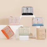 Women’s Fashion Woven Design Slim Wallet – Coin Purse Bifold Card Holder