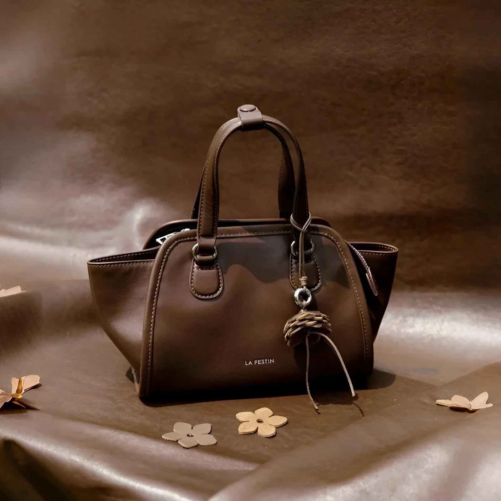 Elegant Women's Leather Shoulder & Crossbody Dumpling Bag