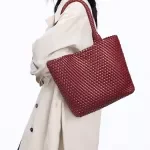 Hand Woven Casual Tote Bag for Women – Large Capacity Everyday Shopper