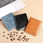 Fashion Genuine Leather Men Wallet Slim Front Pocket Card Holder