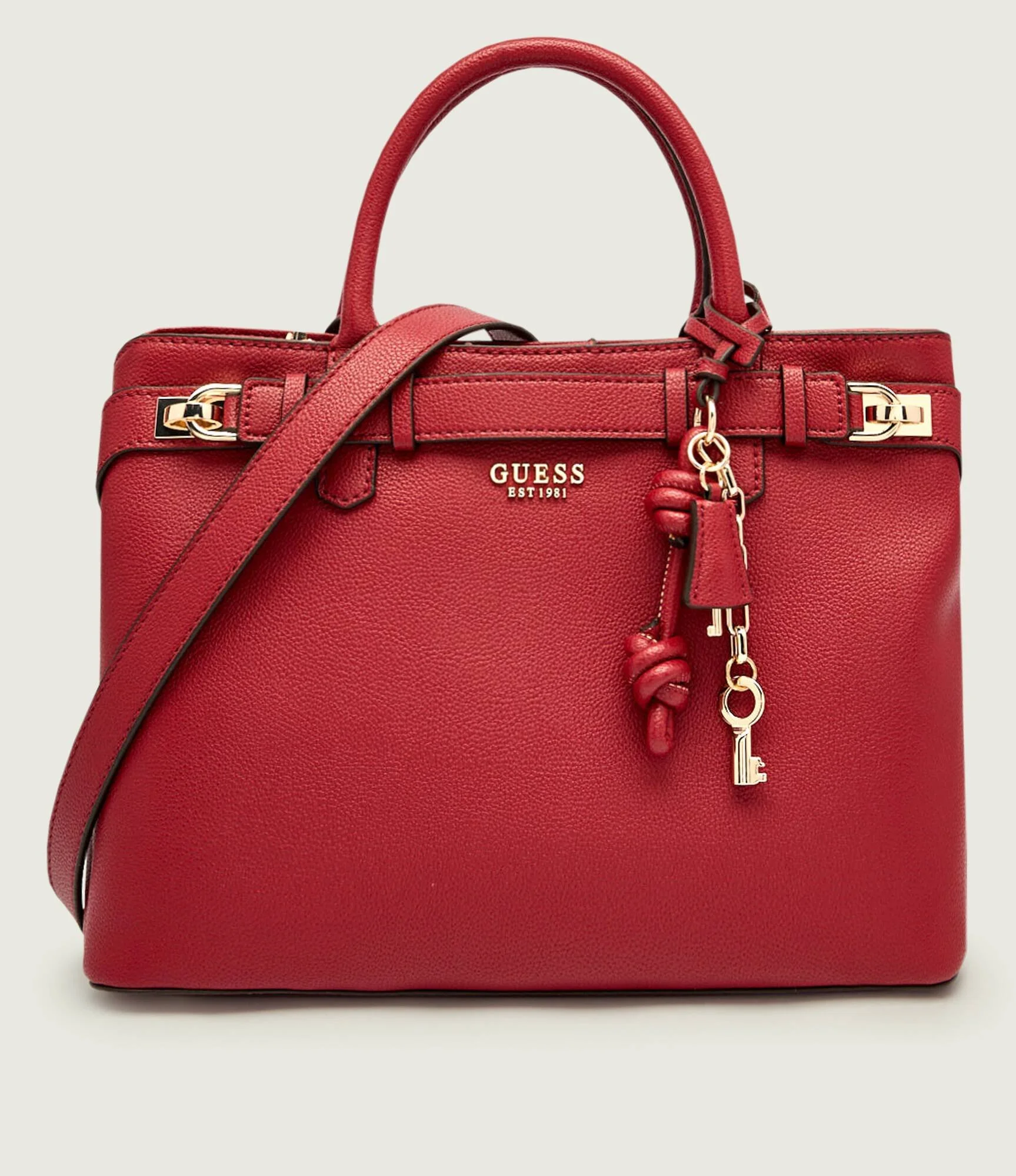Guess Red Handbag for Women - Stylish Winter Accessory