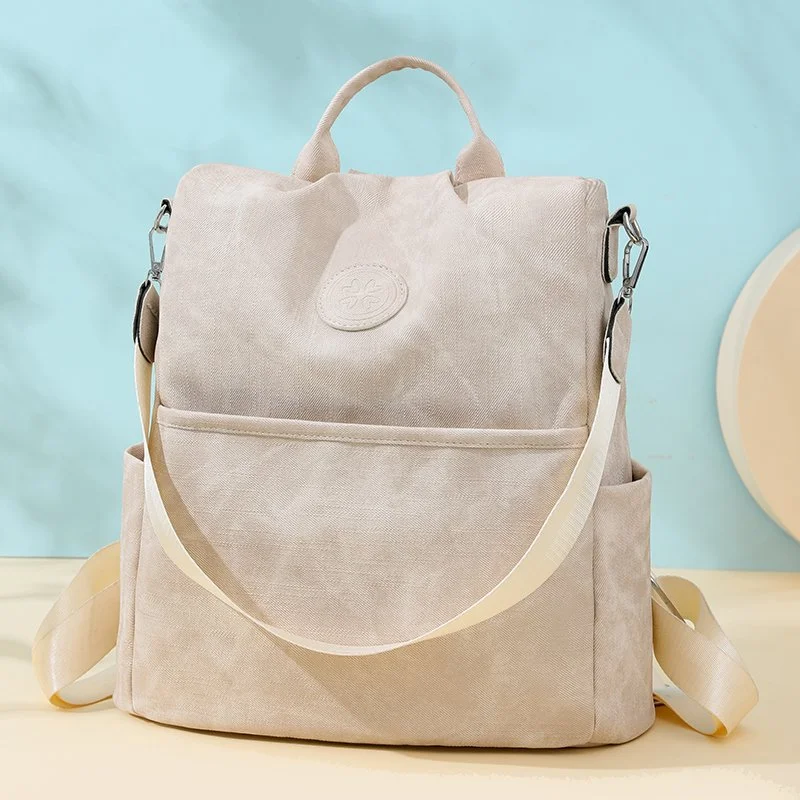 Large Capacity PU Leather Women’s Backpack for School, Travel & Daily Use