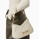 Love Moschino Quilted Faux Leather Shoulder Bag for Women
