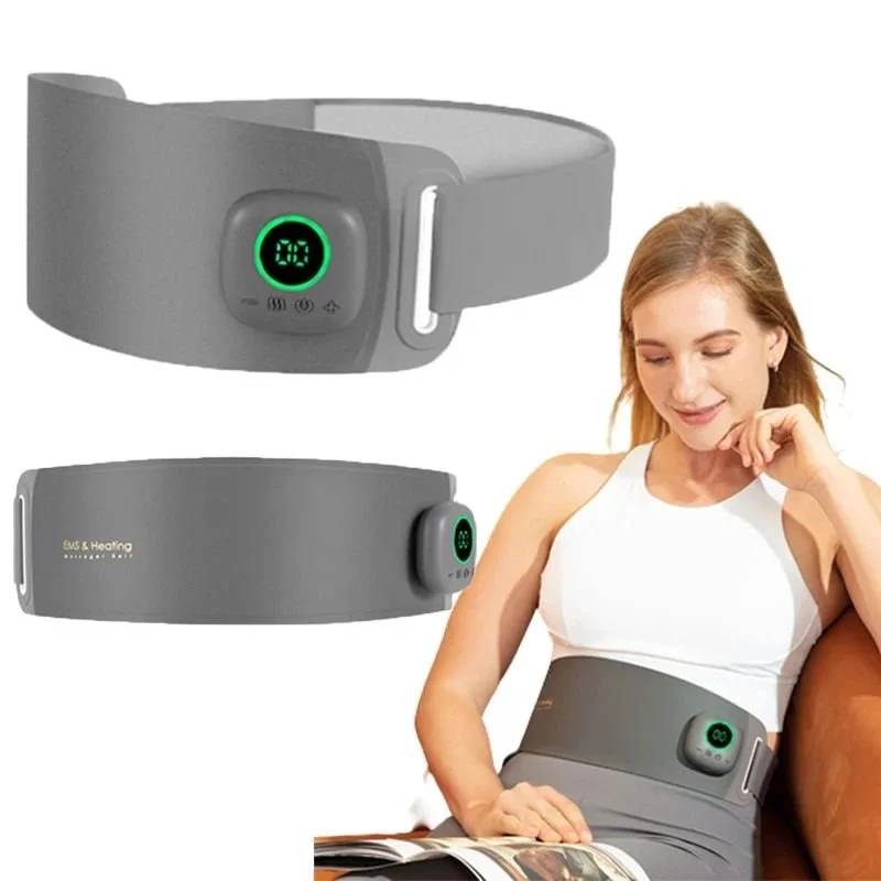 EMS Heat & Massage Slimming Belt for Targeted Weight Loss & Muscle Pain Relief