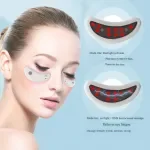 EMS Microcurrent Eye Massager with Red Light Therapy and Hot Compress