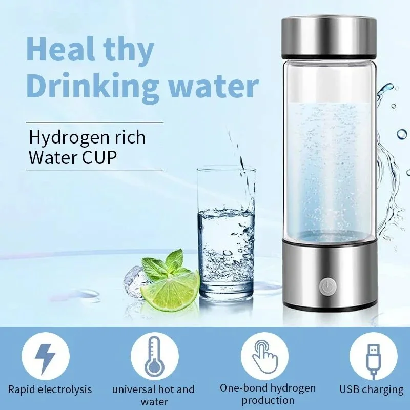 Hydrogen-Rich Water Bottle & H2 Inhalation Device