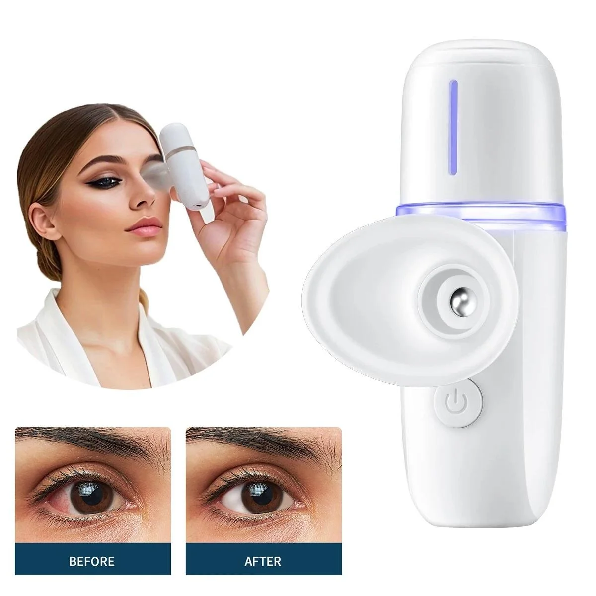 Electric Eye Steamer Nano Mist Sprayer for Moisturizing & Relaxing Eyes