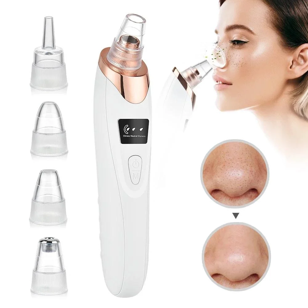 Electric Blackhead Remover Vacuum with Deep Pore Cleaner & Rechargeable Battery