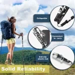 Lightweight Carbon Fiber Folding Hiking Poles