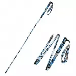 Blue Camo Carbon Fiber Collapsible Trekking Poles
