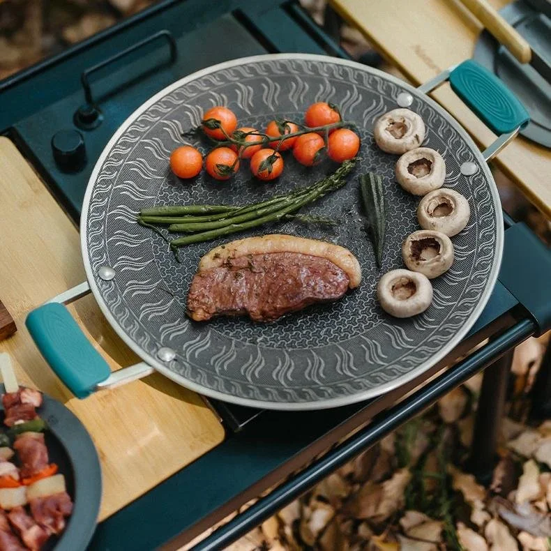 Stainless Steel Honeycomb Frying Pan