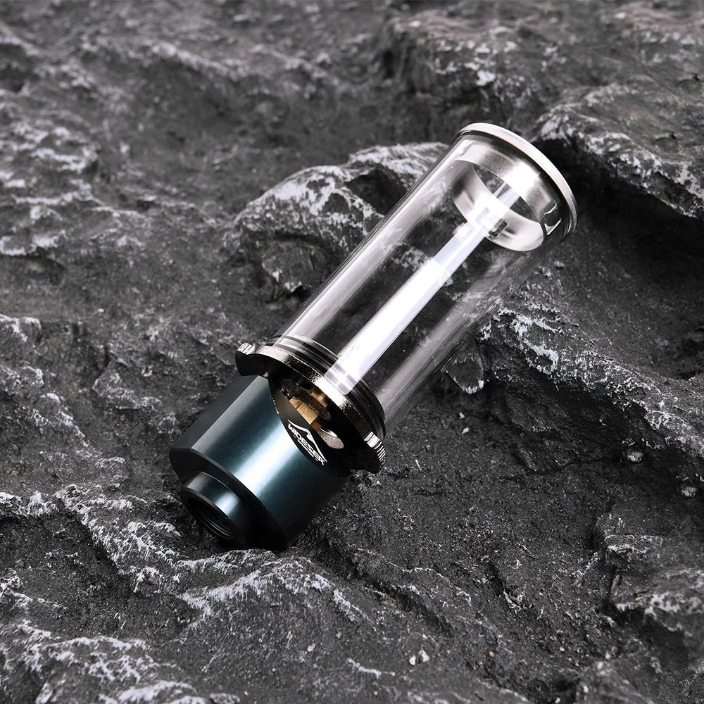 Portable Camping Gas Lamp with Adjustable Brightness & Explosion-Proof Glass