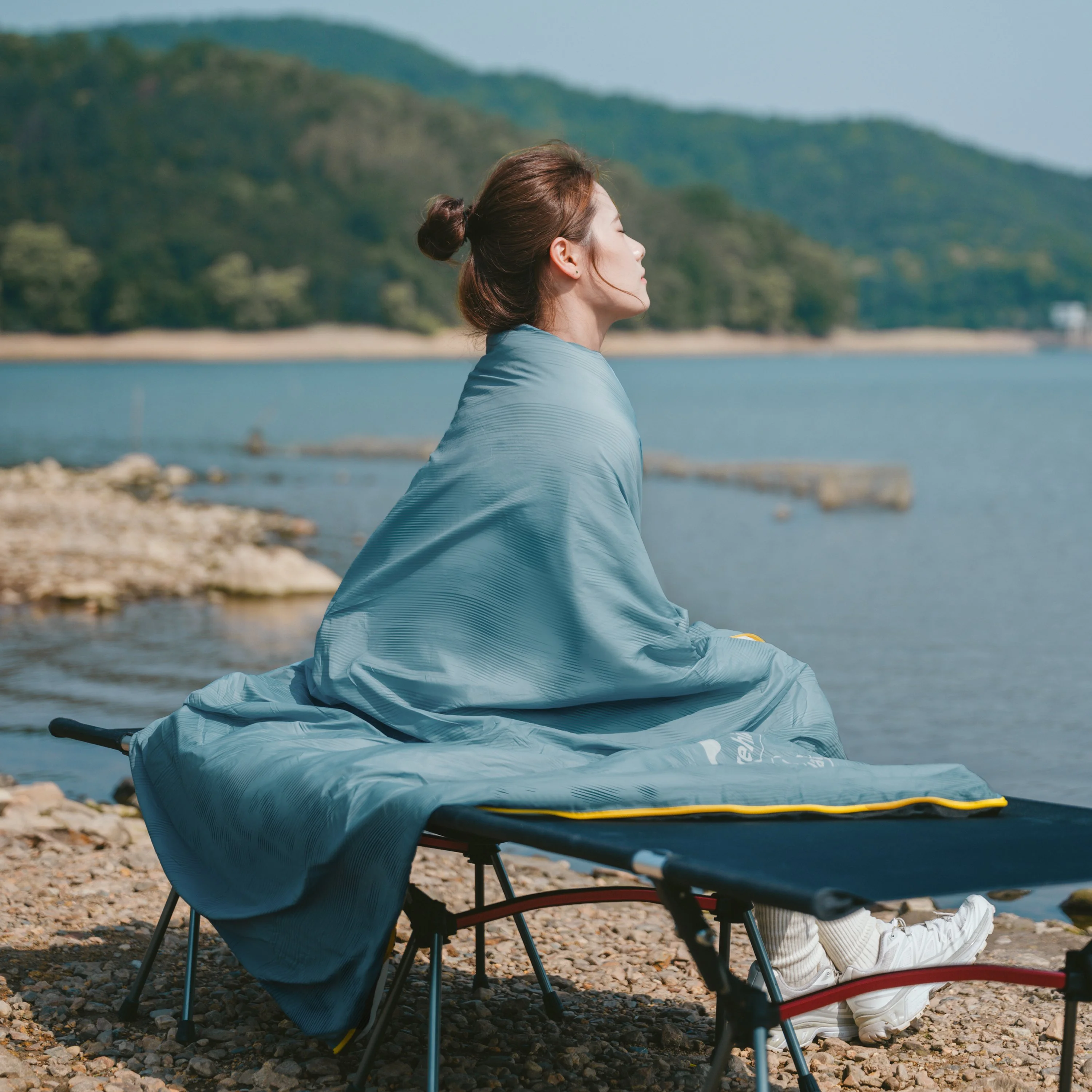 Ultralight Eco-Friendly Cotton Sleeping Bag for Camping & Hiking