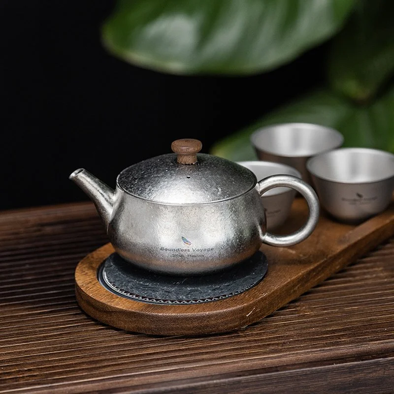 Lightweight Titanium Kung Fu Teapot with Filter