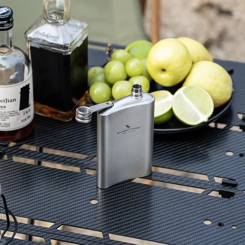 200ml Titanium Flask