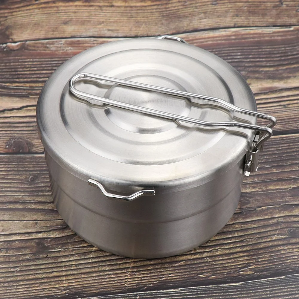 1.5L Stainless Steel Lunch Box with Storage Bag