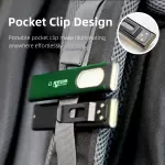 Mini LED Keychain Flashlight 450 Lumens – Magnetic Pocket Torch Light