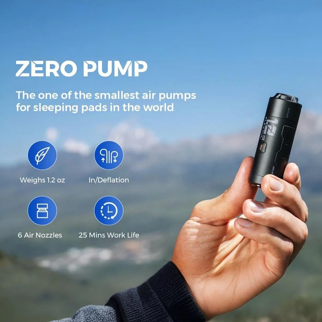 Ultra-Light Portable Electric Air Pump for Camping and Sleeping Pads