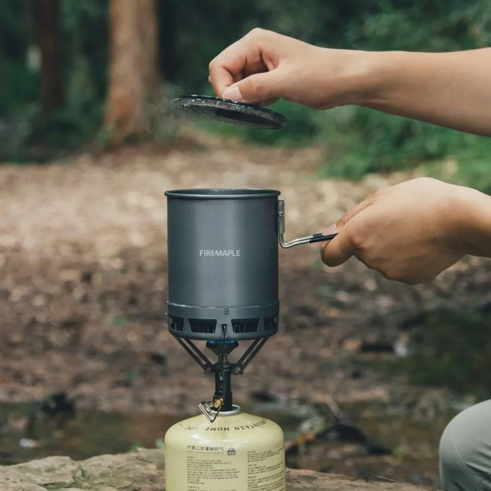 Ultralight 600ml Heat Exchanger Pot for Hiking & Outdoor Cooking