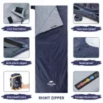 Ultralight Waterproof Cotton Sleeping Bag for Hiking & Camping