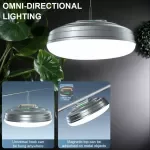 Portable LED Camping Lantern – Rechargeable Waterproof Tent Light with Magnet