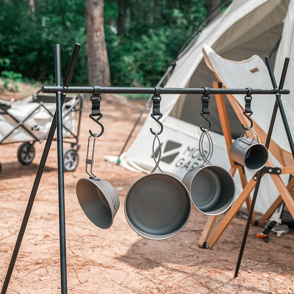 Foldable Camping Tripod Top Plate for BBQ, Picnic, and Hiking