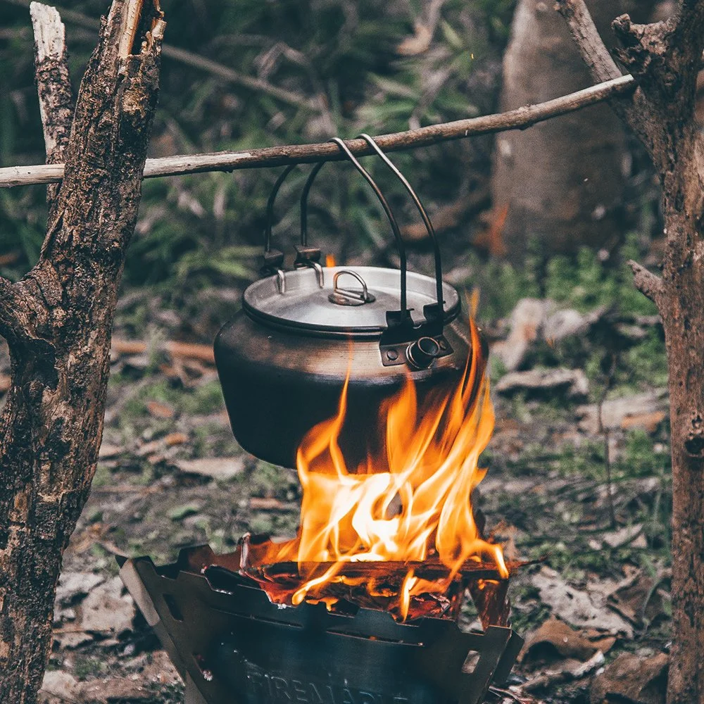 1.2L Outdoor Aluminum Kettle – Lightweight Teapot for Camping & Bushcraft