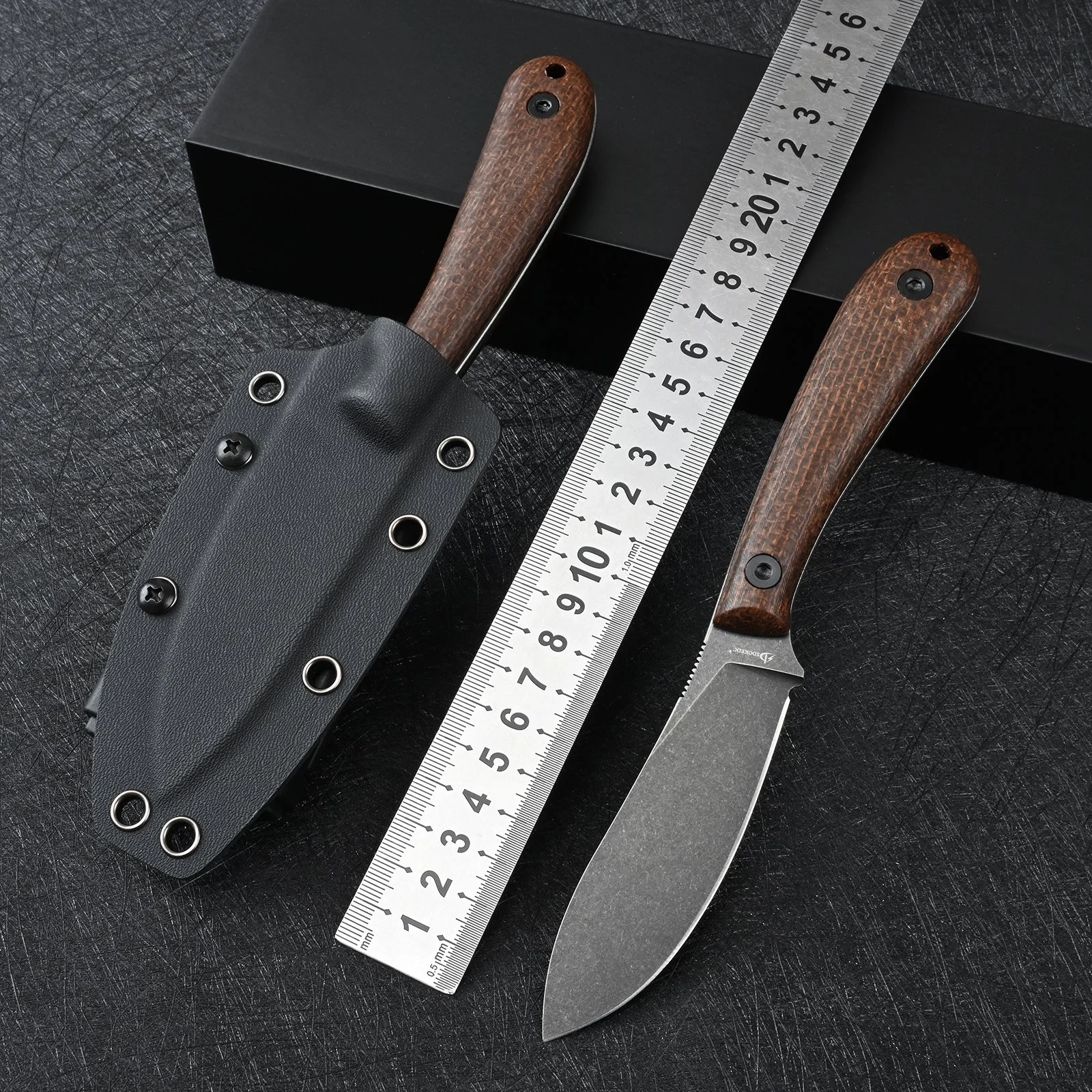 DC53 Steel Outdoor Survival Knife - Tactical Fixed Blade EDC Hunting Knife