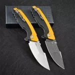 VG10 Steel Folding Knife for Men - G10 Handle Tactical Pocket Knife for Outdoor & Survival