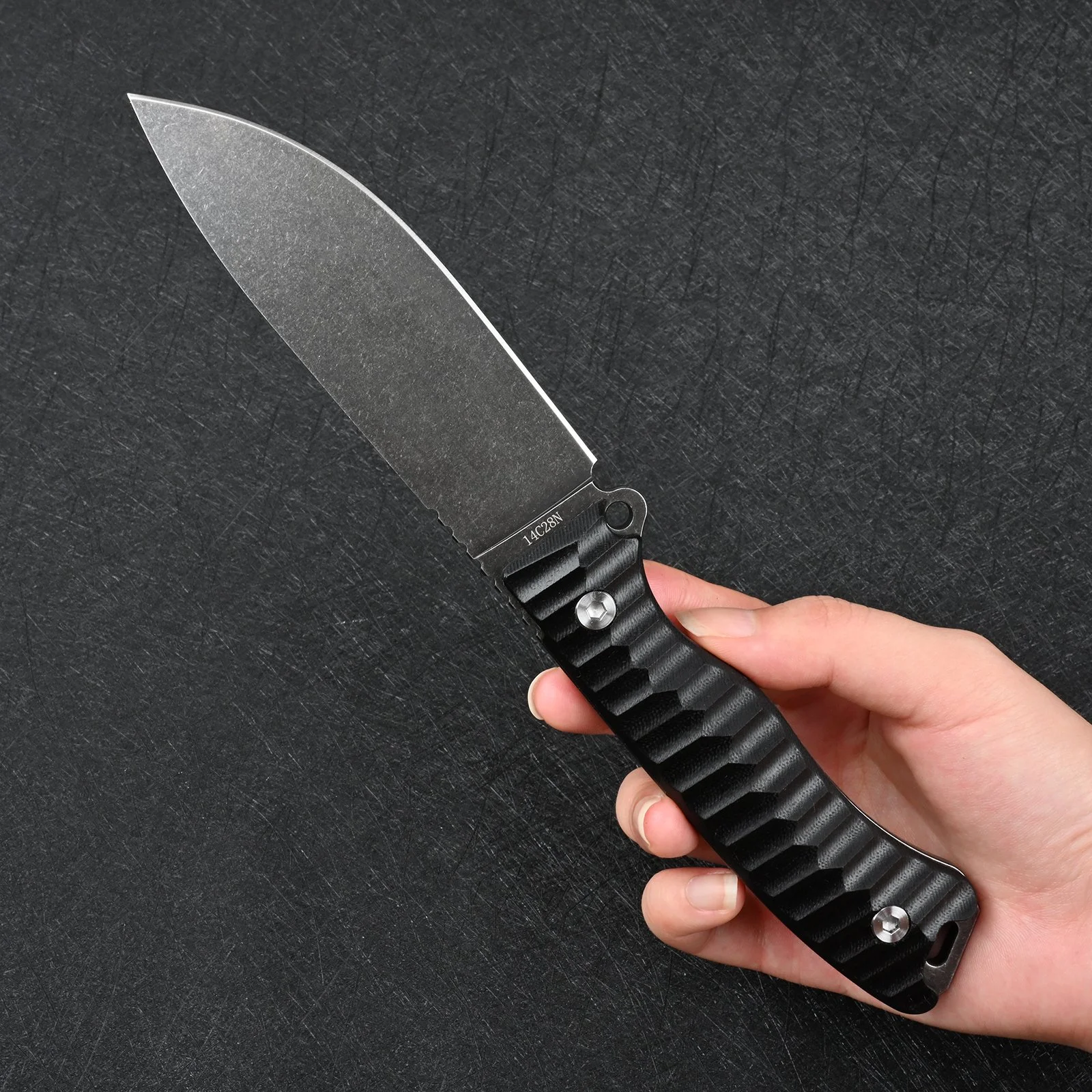 G10 Handle Tactical Survival Knife - Fixed Blade Hunting, Camping, EDC Tool