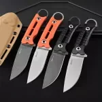 DC53 Steel Tactical Hunting Knife - Fixed Blade Utility EDC Tool with G10 Handle