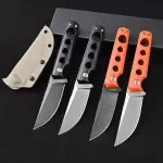 DC53 Steel Tactical Survival Knife with G10 Handle – Fixed Blade Hunting EDC Tool