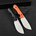 Premium D2 Steel Tactical Survival Fixed Blade Knife for Men - Outdoor, Camping & EDC