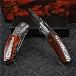 VG10 Damascus Steel Flipper Folding Knife - Tactical EDC Pocket Knife for Camping & Survival