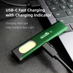 Mini LED Keychain Flashlight 650Lm Rechargeable Pocket Torch with Magnet