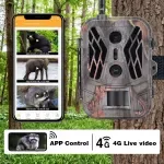 4G Dual Lens Trail Camera with Night Vision and 36MP 4K Video