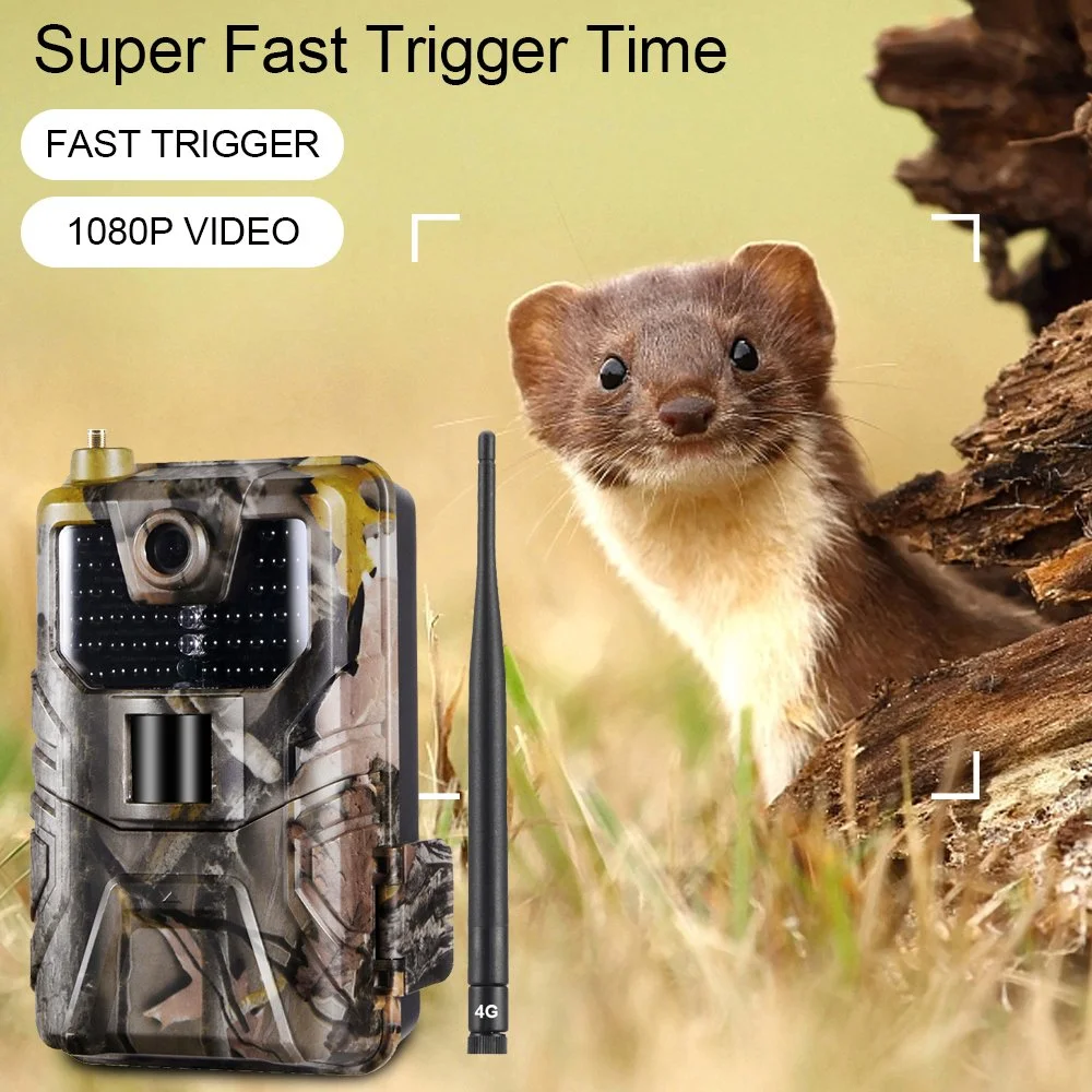 4K Cellular Trail Camera 20MP HD Wildlife Waterproof Hunting Cam
