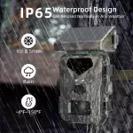Solar Powered 4K Trail Camera with Night Vision and Fast Trigger