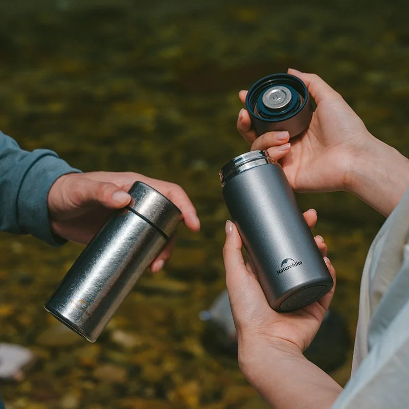 Ultralight Titanium Pocket Cup 6.8 fl oz Outdoor Drinking Bottle