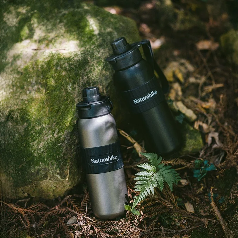 Titanium Camping Kettle Water Bottle 20 oz Lightweight Outdoor Drinkware