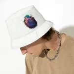 Jellyfish Bucket Hat - Rainbow Hat - Illustration Bucket Hat