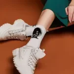Skeleton Design Socks - Moon Novelty Socks - Themed Crew Socks