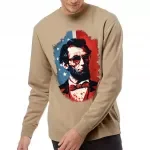 Lincoln Midweight Sweatshirt - Patriotic Crewneck Sweatshirt - Themed Sweatshirt